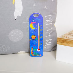 Термометр комнатный детский, цвет синий - Крошка я фото 5