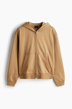 Chaqueta sudadera boxy con cremallera Loose Fit