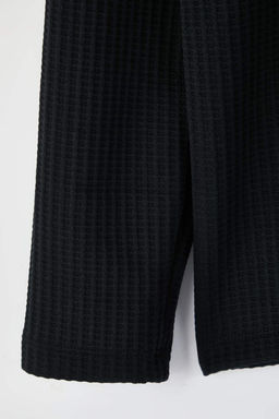 Tas Relaxed Kesim Waffle Dokulu Polo Yaka Sweatshirt TMNAW26SW00058 - Trendyolmilla фото 6