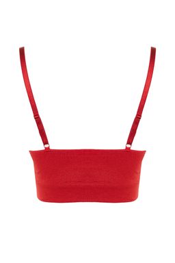 TRENDYOLMILLA Siyah Seamless/Dikissiz Ip Ask?l? Dolgusuz Balensiz Kapl? Bralette Orme Sutyen THMAW22SU0043  фото 24