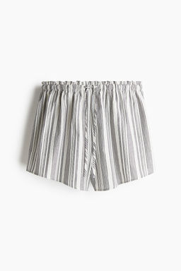 Pantal?n corto de talle alto cord?n de ajuste