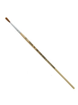 Цена за 10 шт. Кисть для рисования, пони, № 2, круглая, деревянная ручка, международный размер