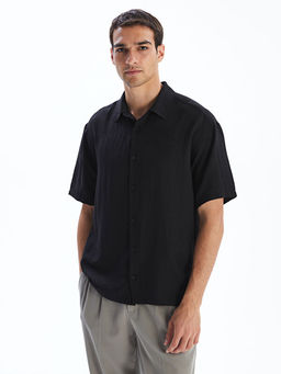 Regular Fit K?sa Kollu Arm?rl? Erkek G?mlek