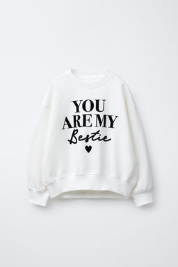 FLOCK SLOGAN SWEATSHIRT