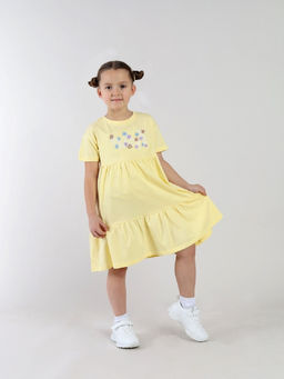 CRB wear / CSKG 64019-30-432 Платье для девочки,желтый/Ex.Cherubino  фото 2