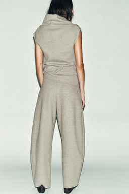 WRAPOVER TROUSERS WITH BUTTON - Zara фото 12