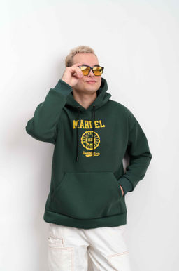 Худи мужское с капюшоном "MARI EL" малахит