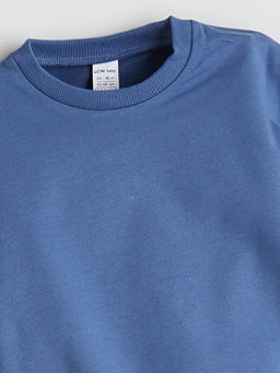 Bisiklet Yaka Basic Erkek Bebek Sweatshirt 3l?