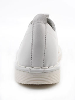 03-XKL23-038 WHITE Полуботинки женские (натуральная кожа)