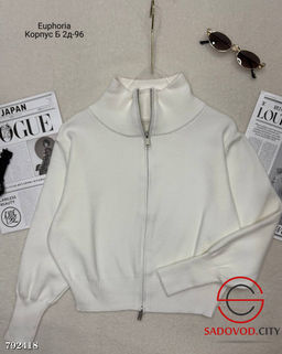 Кофта женская на молнии - Bruno фото 3