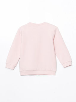 Bisiklet Yaka Bask?l? Kal?n K?z ?ocuk Sweatshirt 2li - Waikiki фото 3