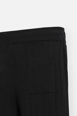 TEXTURED KNIT TROUSERS - Zara фото 18