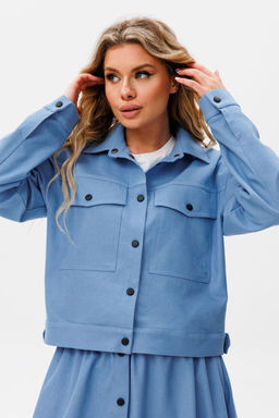 Жакет AmberA 1035B голубой