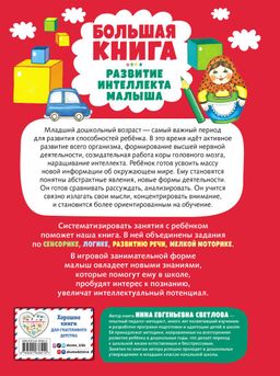 Большая книга. Развитие интеллекта малыша