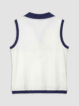 Polo Yaka NYC Bask?l? K?z ?ocuk Atlet