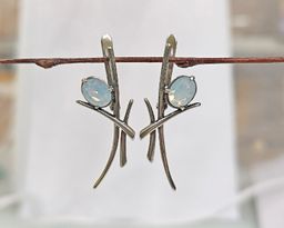 Серьги "Штрих"