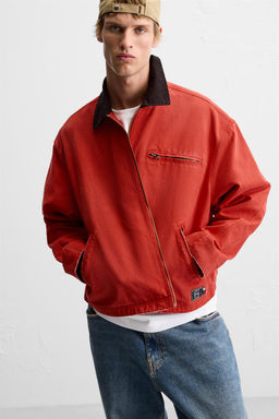 JACKET WITH CONTRAST COLLAR - Zara фото 5