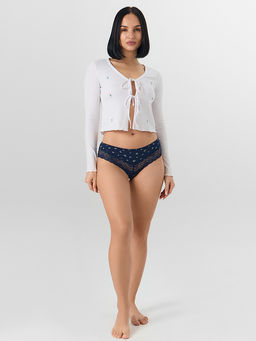 Цена за 2 штуки! Трусы слипы женские синие - Mark formelle фото 6