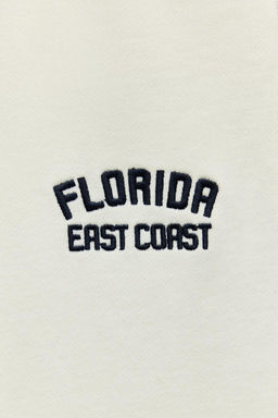 VARSITY STRAIGHT PLUSH TROUSERS - Zara фото 7