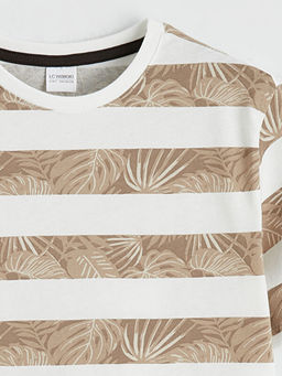 Bisiklet Yaka Erkek ?ocuk ?ortlu Pijama Tak?m?