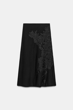 EMBROIDERED LONG SKIRT ZW COLLECTION - Zara фото 7