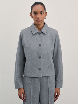 Укороченная рубашка / Zarina  фото 3