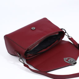 Сумка-мессенджер на молнии, цвет бордовый - Simaland фото 7