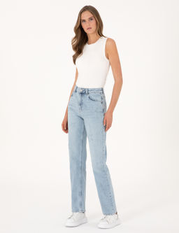 A__k Mavi Straight Fit Jean Pantolon
