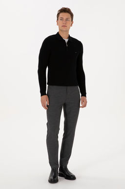 Erkek Gri Jogger Fit Kanvas / Chino Pantolon - U.s. polo assn фото 3