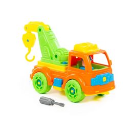 Конструктор-транспорт Автомобиль-эвакуатор (в сеточке) - Полесье фото 9