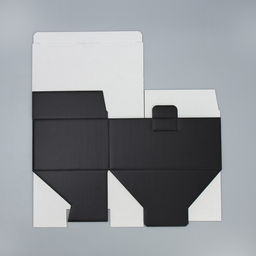 Коробка‒пенал, упаковка подарочная, «Черный», 22 х 15 х 10 см