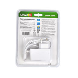 ULS-P77-2835-42LED/m-IP20-2M-SPSB RRP18C00 Комплект светодиодной ленты 2м. Спектр для рассады и цветения. Адаптер 18Вт. Блистер. TM Uniel