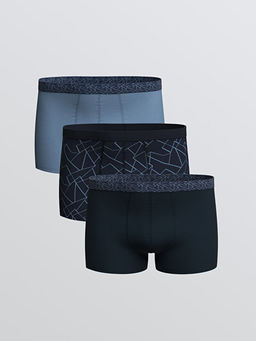 Standart Kal?p Pamuklu Esnek Erkek Boxer 3l?
