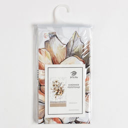 Полотенце Этель Floral mood 40?73 см, 100% хл, репс 210 г/м?