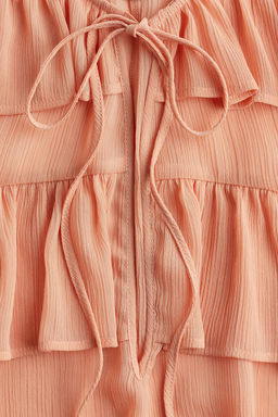 Blusa de volantes efecto arrugado - H&m фото 6