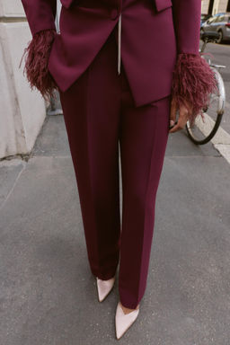 STRAIGHT-LEG TROUSERS - Zara фото 2