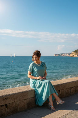 Платье Liliana 1524 ментол  фото 7