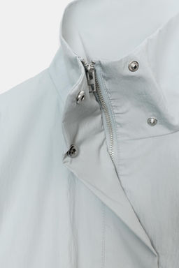 CHAQUETA CUELLO SUBIDO / Azul / Gris - Zara фото 6