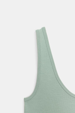 CAMISETA TIRANTES ALGOD?N / Verde / Azul - Zara фото 5