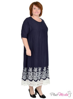 Платье Модель №596 размеры 44-82 - Plusmoda фото 4