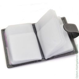 Женская кожаная визитница Sergio Valentini СВ 8118-010  фото 2