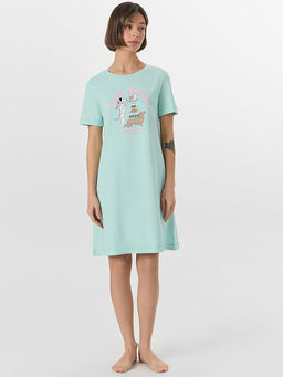 Сорочка ночная женская с принтом