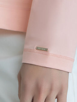 Лонгслив с принтом из премиального хлопка с эластаном - Vilatte фото 4