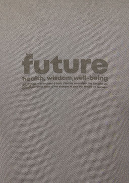 S?rt Detayl? Gri Sweatshirt - Mavi фото 7