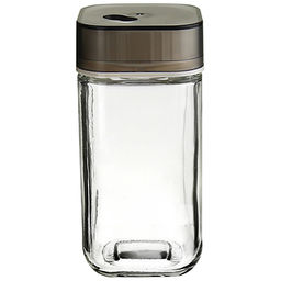 Подставка для специй из нержавеющей стали и пластмассы Ассорти + баночка стеклянная 4шт/120мл, 22,5х7,5х9,5см, в подарочной коробке (Китай) - Домашняя мода фото 2