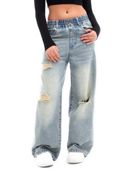 Джинсы-палаццо для девочек - СИНЯЯ МОДА фото 6