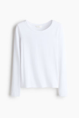 Camiseta entallada de algod?n - H&m фото 3