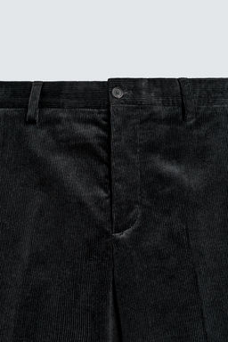 CORDUROY SUIT TROUSERS - Zara фото 8