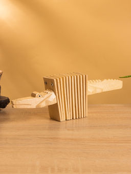 Сувенирный музыкальный инструмент трещотка Ящерица, 25?8?4 см