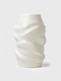Ваза для цветов, пластик, 9×6×20 см, 1.7 л, белая